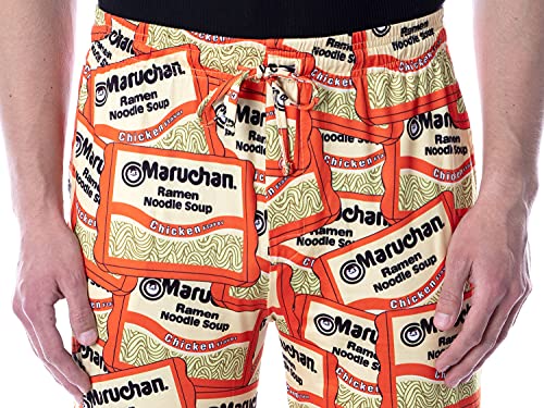 Maruchan Men's Ramen Noodles Soup Chicken Flavor Allover Adult Loungewear Sleep Pajama Pants3