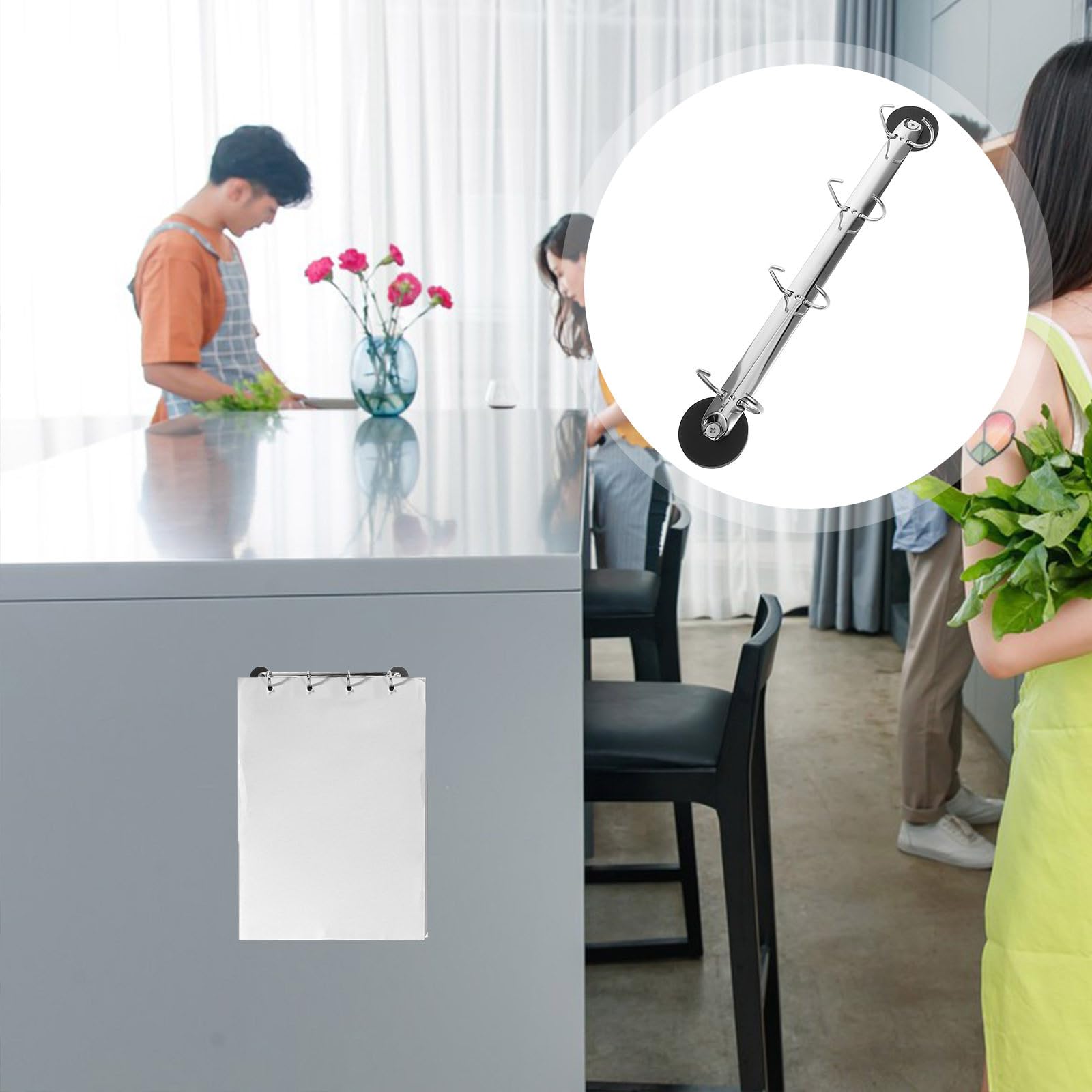 Magnetischer Ringhefter für Dokumentenhalter Robuster Ringordner für Effiziente Ablage und Schnelles Einlegen Vielseitiger Organizer für Büro Schule und Zuhause Geeignet für