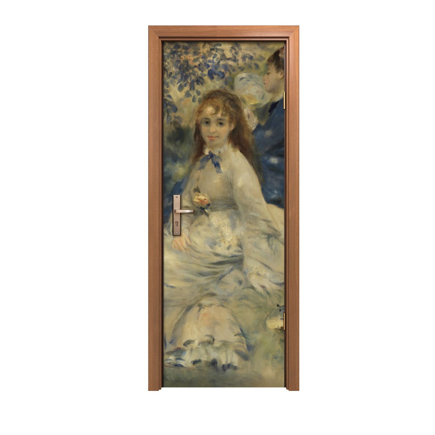 Autocollant de porte trompe l'œil 70x200cm haute définition Coloray parc