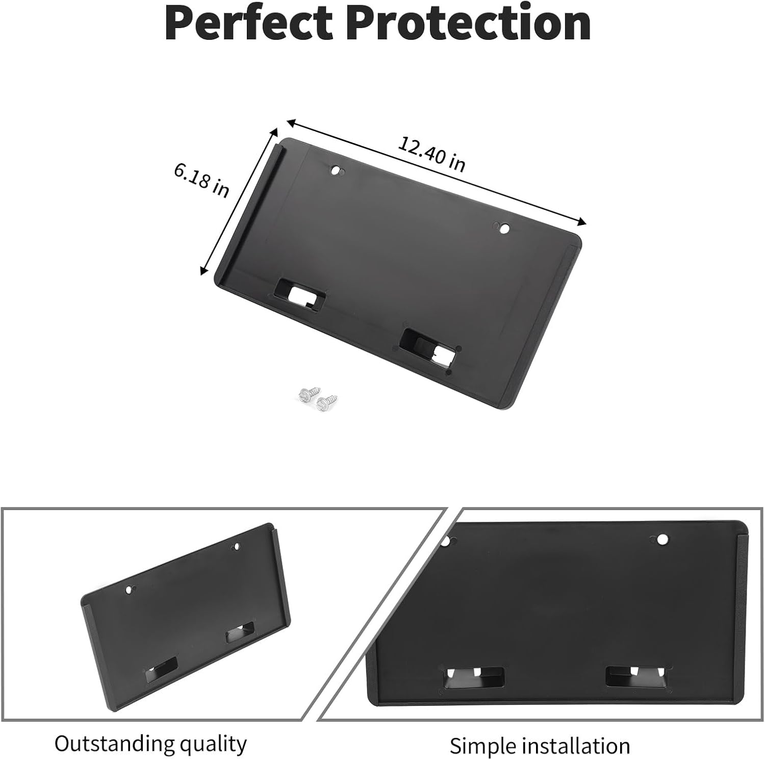 JWWY License Plate Frame Number Registration Plate Holder Bracket Fit for 2011-2014 Dodge Charger Exterior Accessories