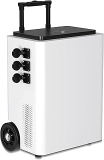 AP5000 Tragbare Powerstation 5120Wh, 5000 W Solar Generator, LiFePO4 Akku, kompakte Größe, in 60 Min. von 0% auf 80% geladen, Notstromaggregat für Zuhause, Camping/Wohnmobile/Notstrom