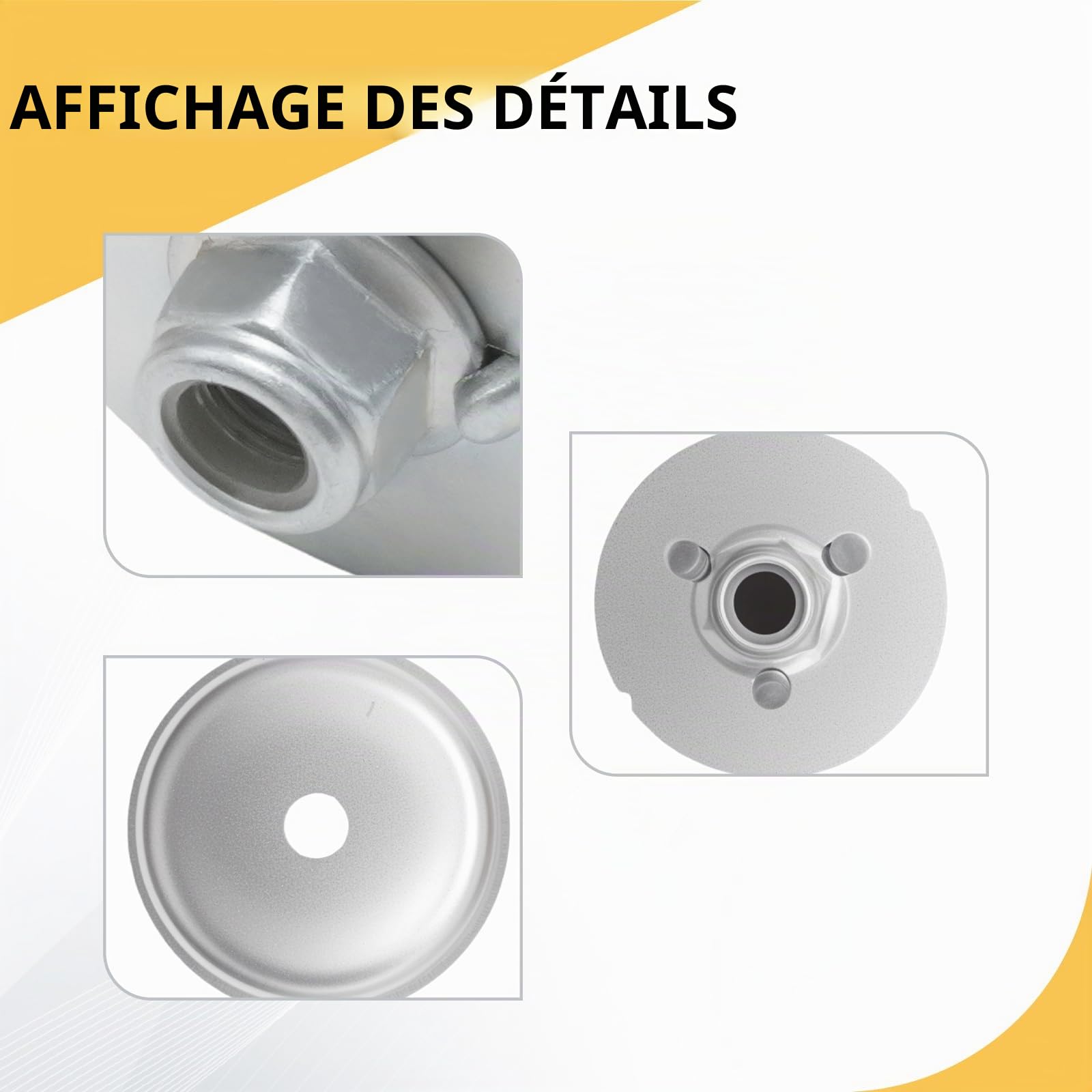 Hoypeyfiy 33506767010 Kit de réparation de roulement d'amortisseur arrière gauche et droit pour BMW Série 1 3 X1 E81 E82 E84 E87 E88 E90 E91 E92 E93