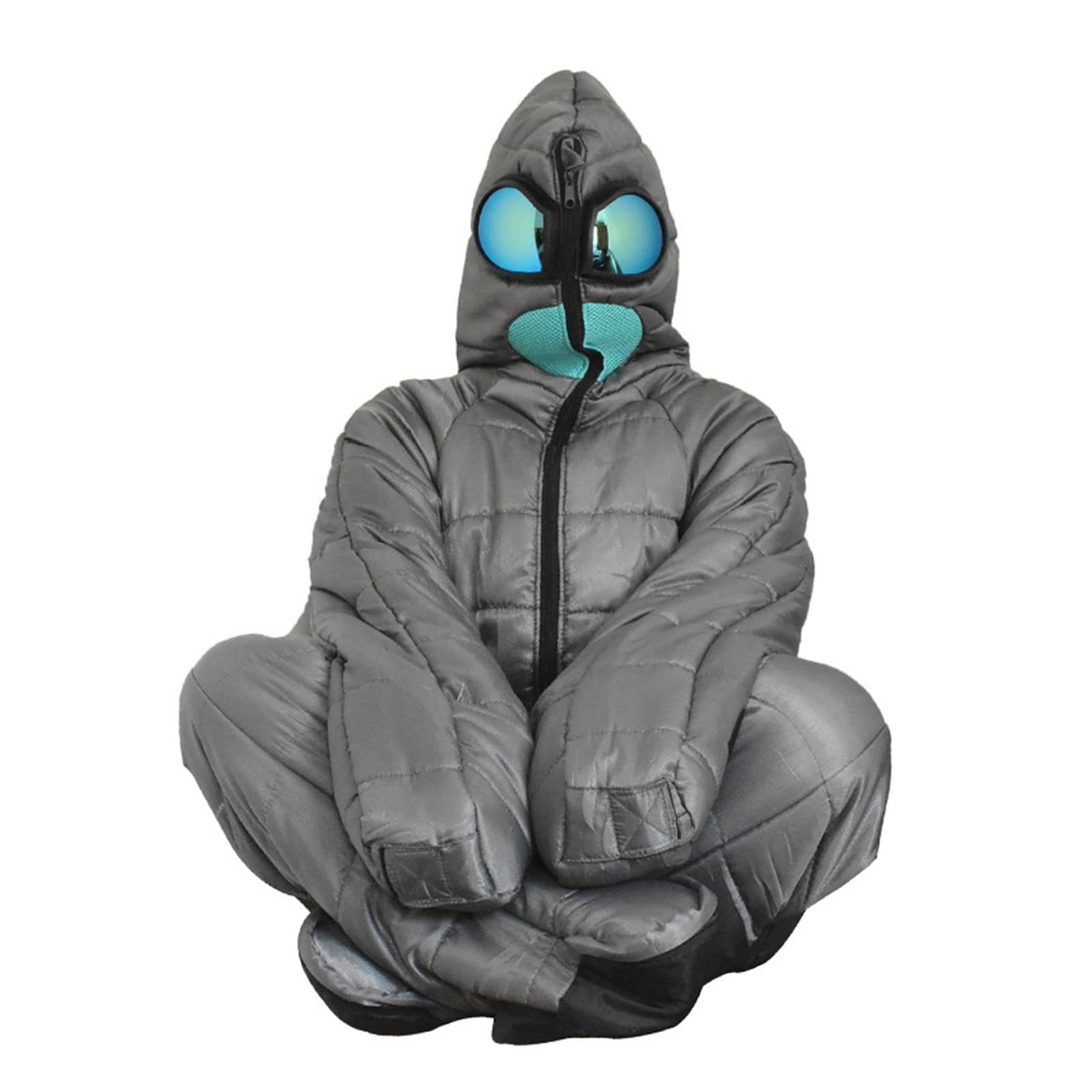 Wearable Adult Sleeping Bag - Full Body Sleeping Bag Suit - Alien Walkable Jacket for Travel, Outdoor Hiking, and Camping