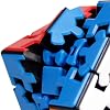 Gobus Oostifun 3x3 Gear Cube Puzzle KungFu 3D Puzzle 3x3x3 Cubes Smooth Twist Puzzles with One display Stand (Multicolour Stickerless)