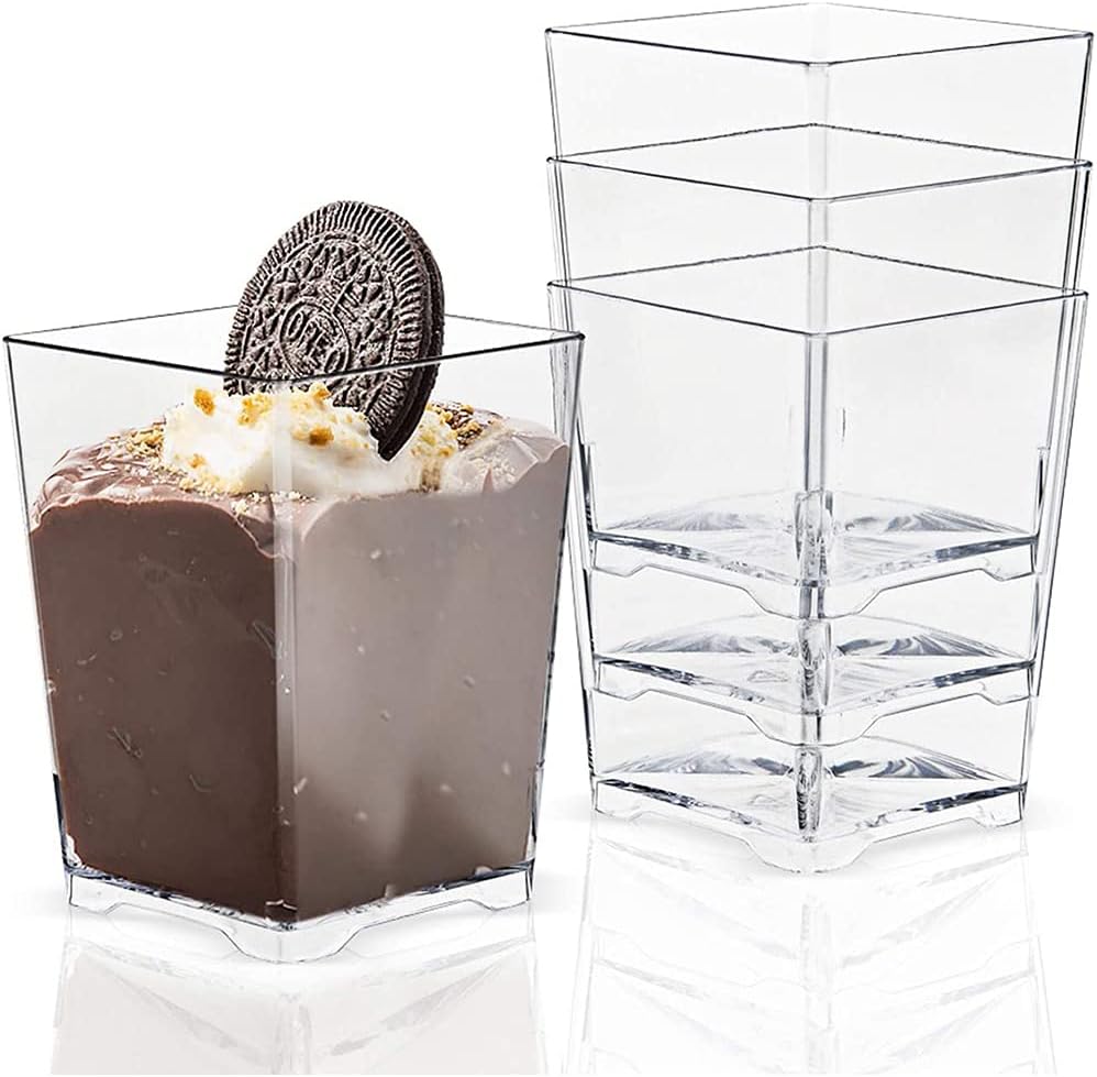 OnDisplay Onyx Disposable Dessert Cups - 1000 Count