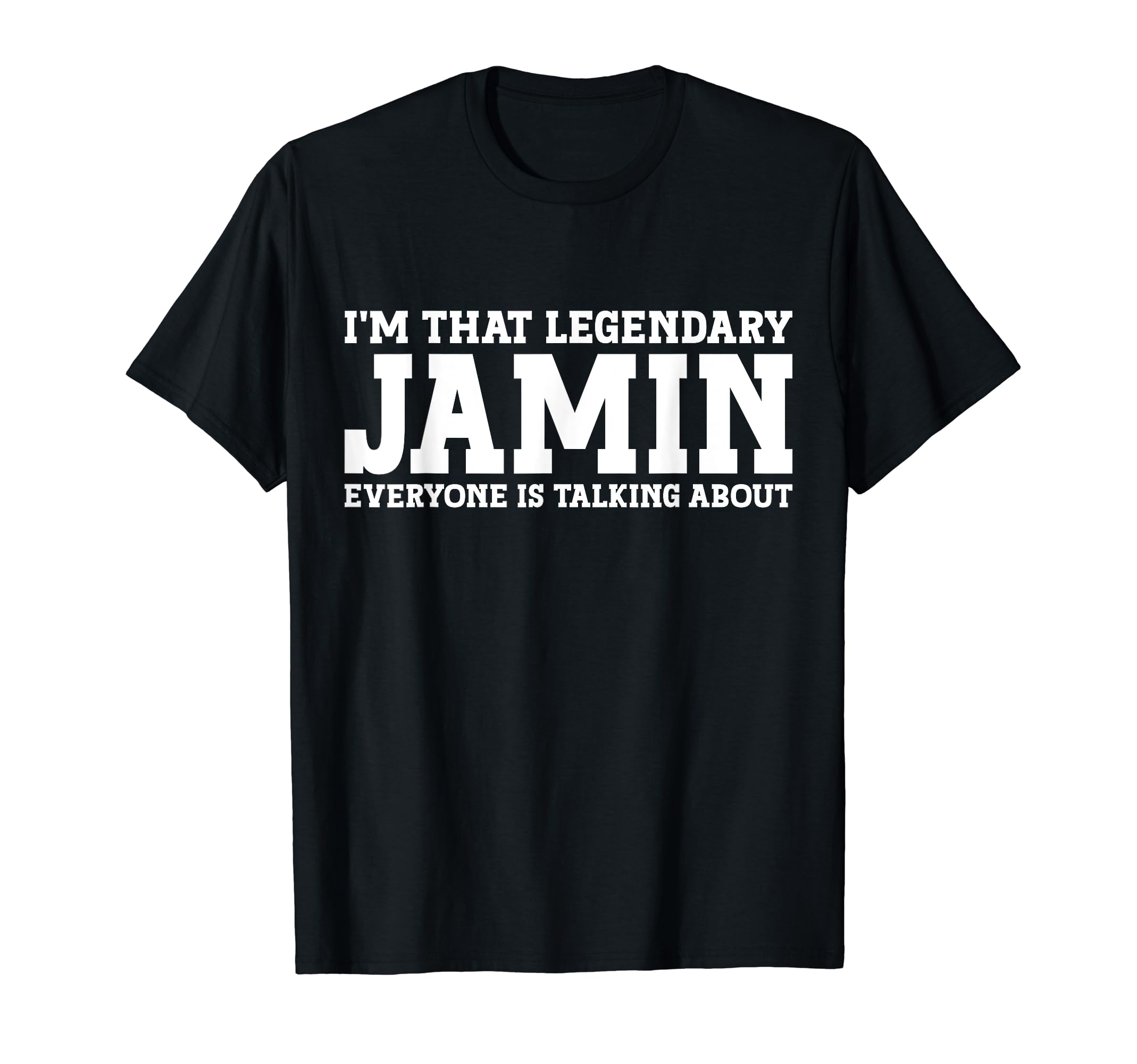 Jamin Gifts Jamin Tee Men Name Birthday GiftsJamin Personal Name First Name Funny Jamin T-Shirt