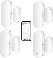 Vista 9 de Sensor de puerta WiFi: detectores inteligentes de puerta abierta/cerrada, sensor de ventana inalámbrico con alerta de notificación de aplicación