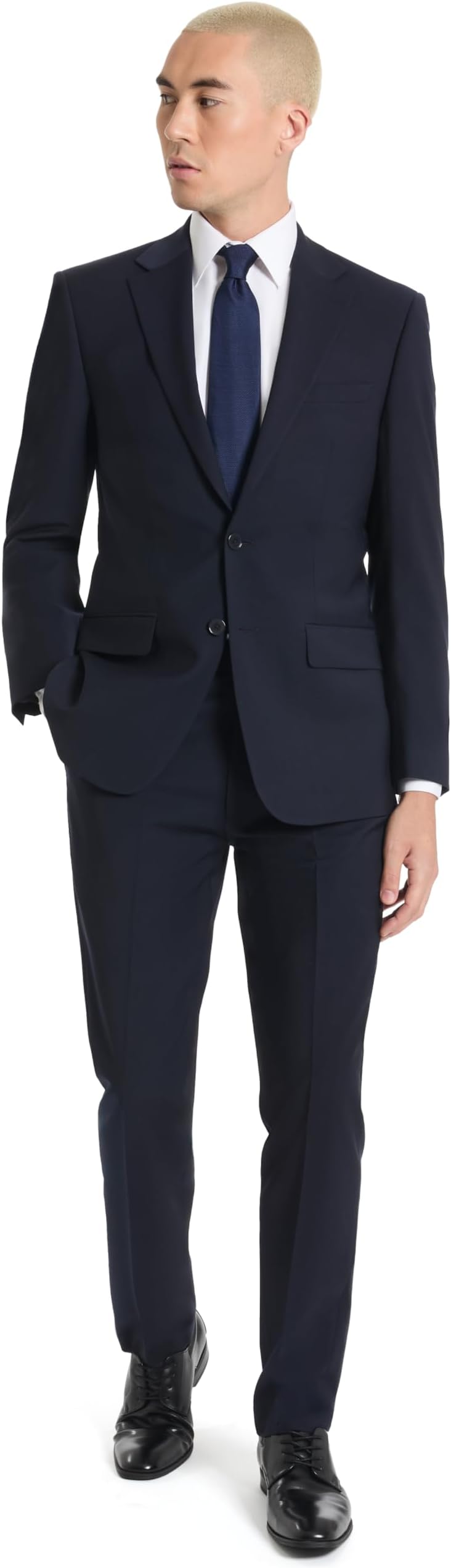 Slim Fit Suit Separate Jacket, Navy, 46 Regular