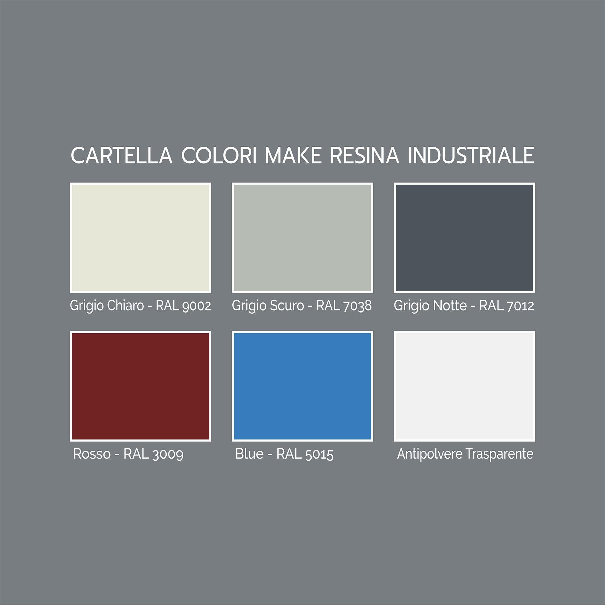 MAKE DESIGN FOR YOU | Resina Epossidica Industriale per Pavimenti, 4 litri, Grigio Scuro, Opaca. Prodotto Certificato HACCP. Resistente a Urti, Graffi, Facile Applicazione e Pulizia. Made in Italy.