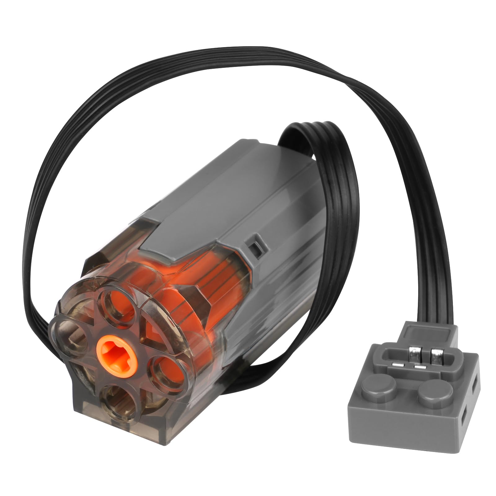 HOTUT M-Motor, Elektrischer Motor für TechnologieSerie, Power Function Zubehör Kompatibel mit TechnikZug, für Technik Ferngesteuertes Elektro Baustein Modellserien