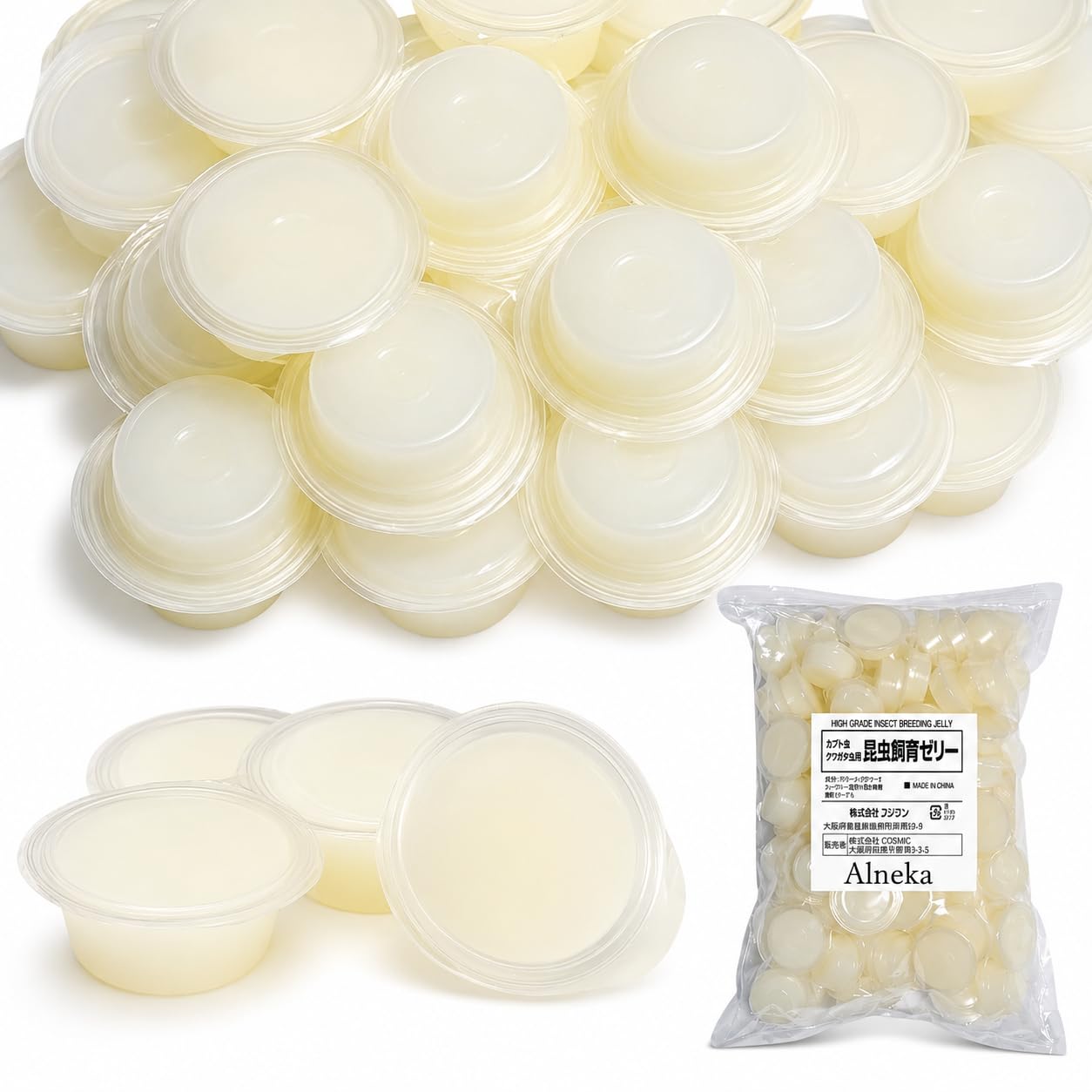 Amazon | フジコン 高タンパク乳酸ドルクスゼリー 昆虫ゼリー クワガタ