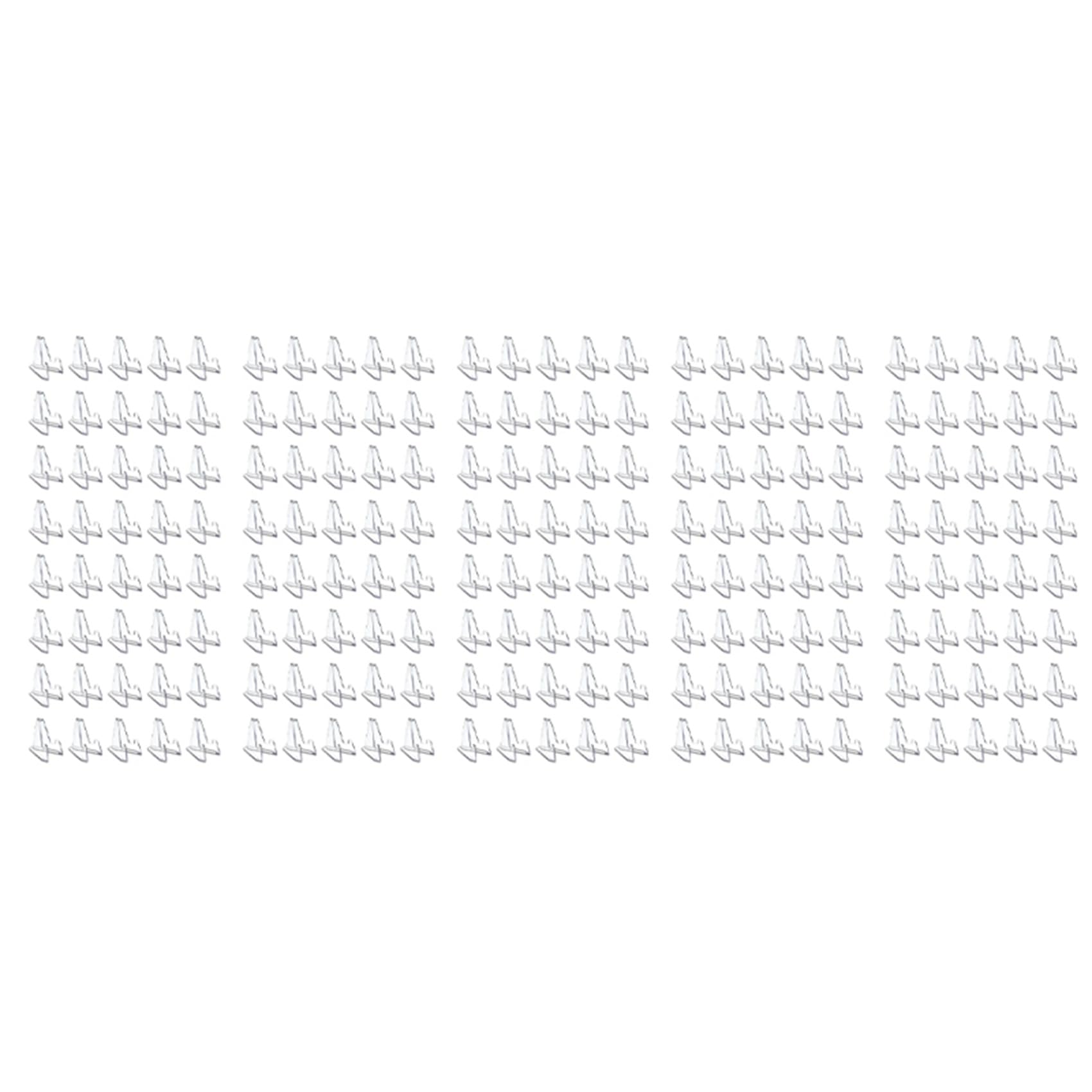 Hndhbfgrt 200Pcs Commemorative Coin Display Rack, Decorative Bracket for Ancient Coins, Triple-Cornered Display Rack, Coin Rack