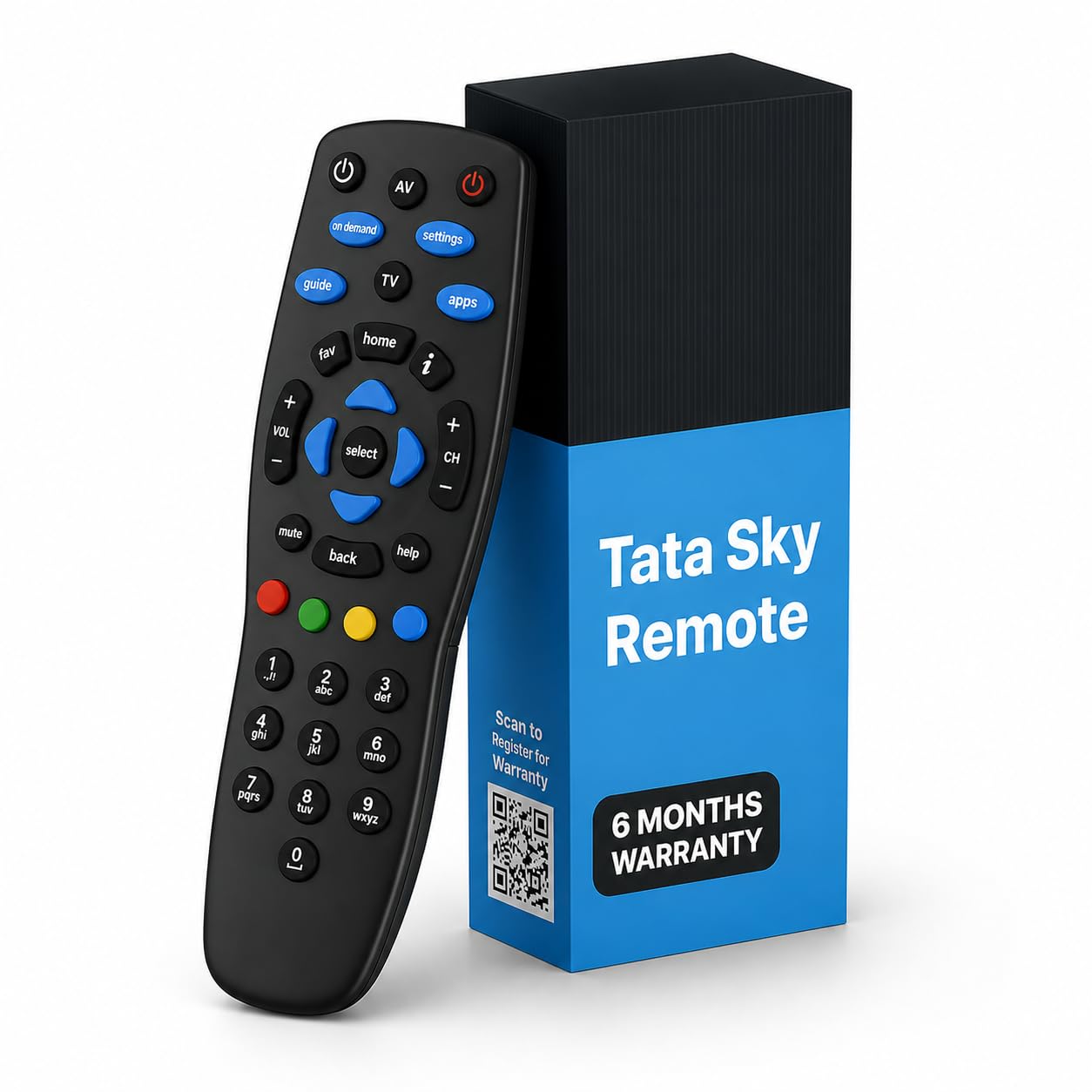 ZdalaMit Original Remote Control for Tata Sky Setup Box Compatible with Tata Sky Set Top Box (SD/HD)-image-25