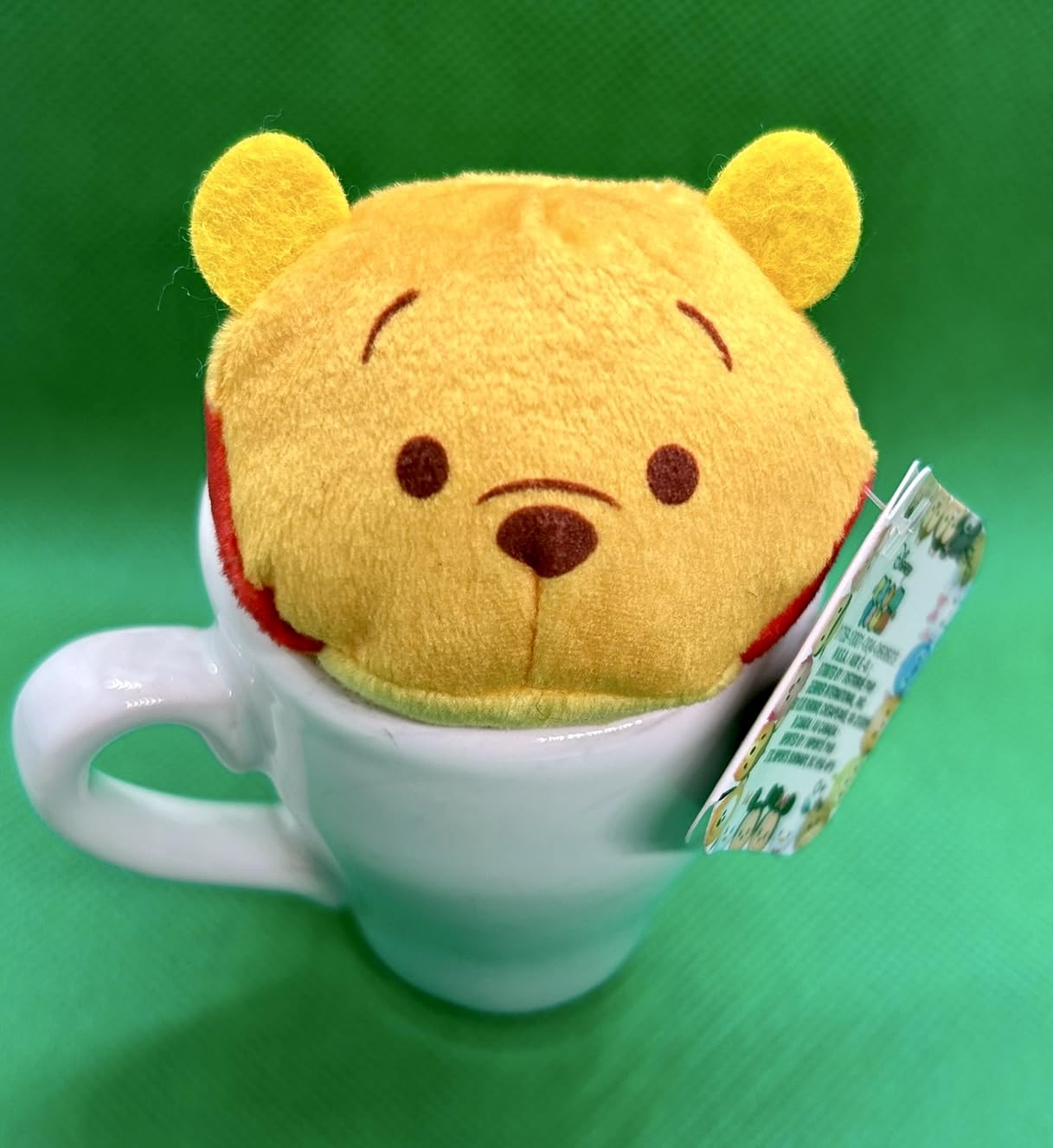 Tsum TsumDisneys Plushie - Pooh Bear (3"" Mini Version), Golden Yellow and Red, 380352-10001-004-071323