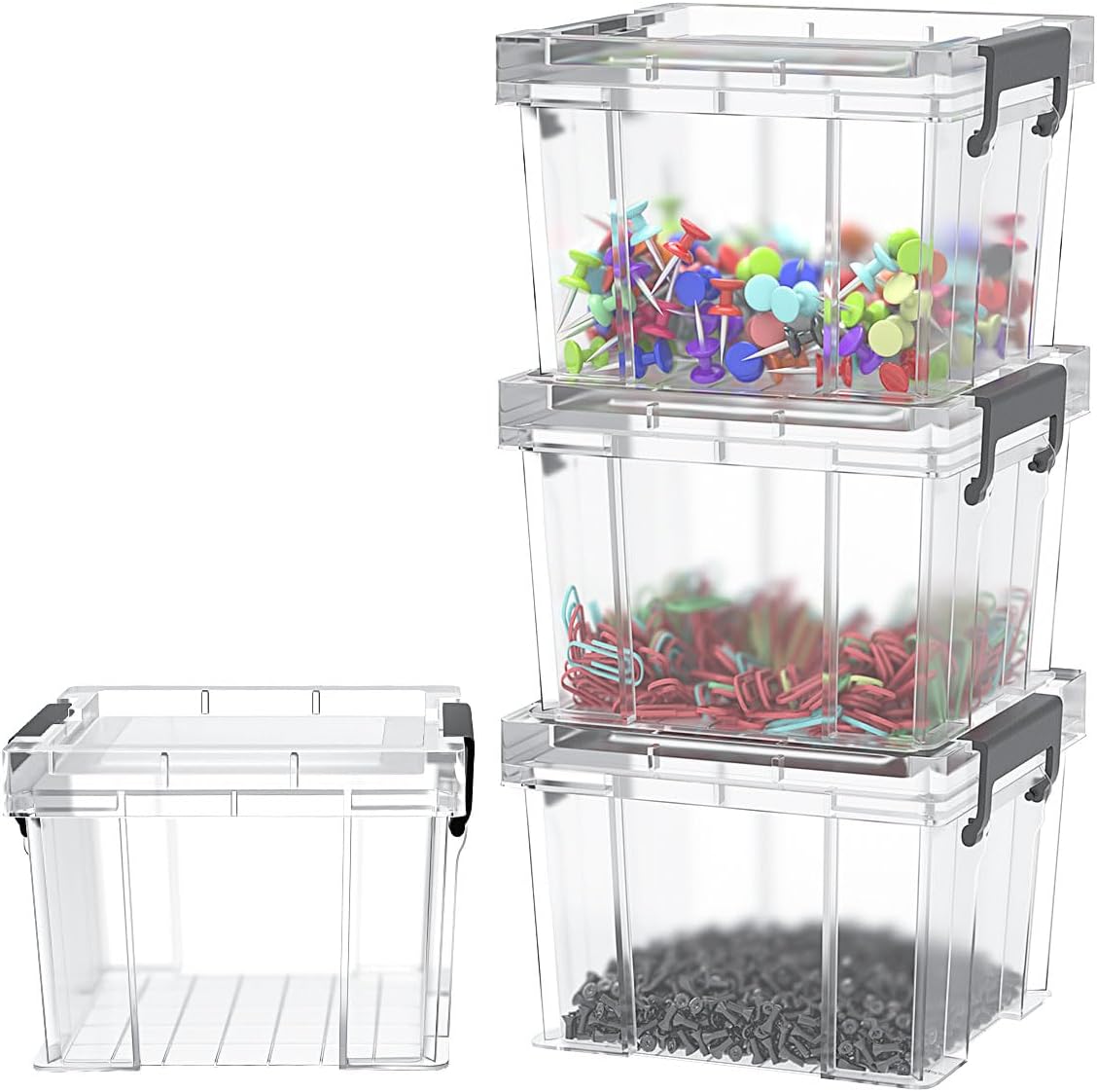 Amazon.com - Zerodeko Toy Storage Bins 5pcs Boxes Tote Bags Storage ...