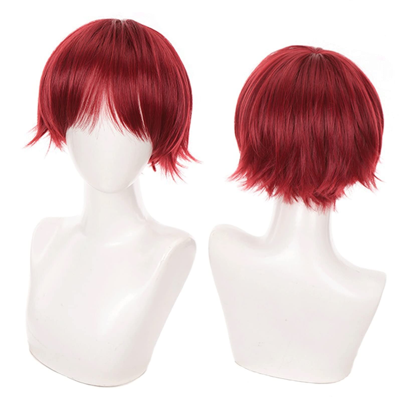 YAGUMO Wig, Man With Real Wig Short Hair Is Handsome And Natural Fluffy