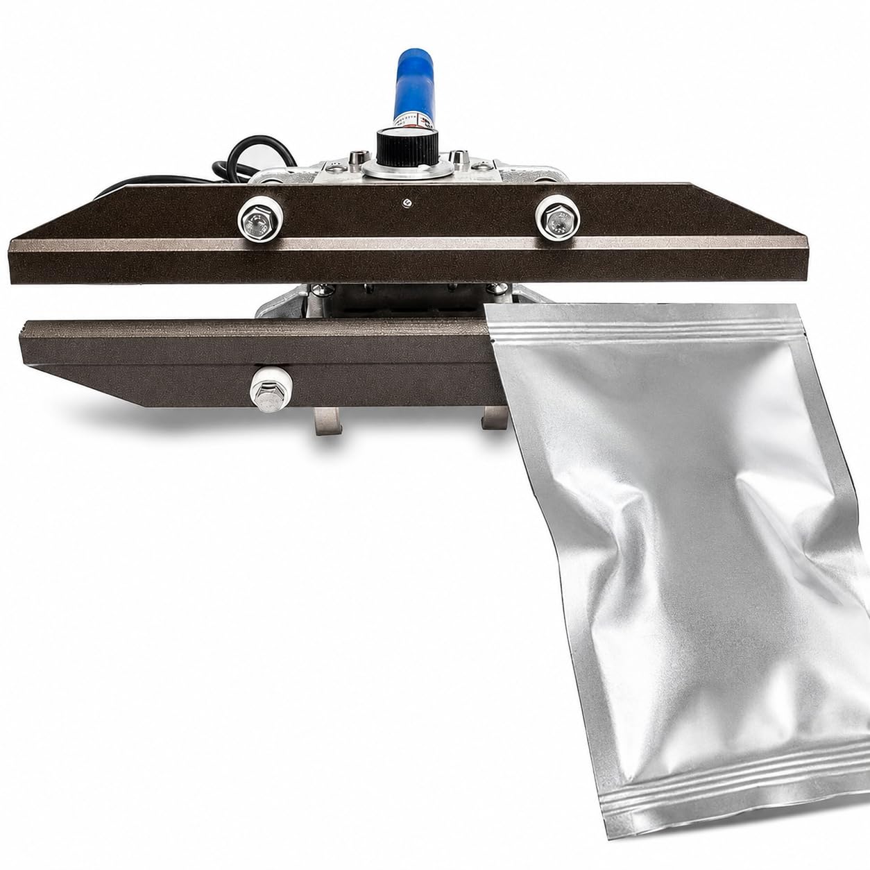 Sellador térmico de mano de 400 mm, máquina de sellado de bolsas portátil para bolsas de aluminio, kraft y mylar