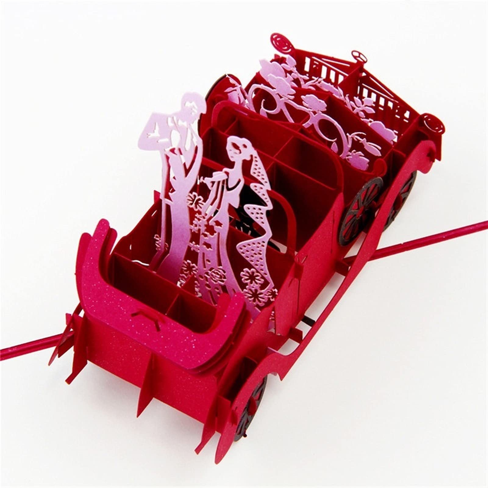 Geburtstagskarten Überraschungsgeschenk 3D-Pop HOCH Hochzeitseinladung Grußkarten Geschenke zum Valentinstag Hochzeitstag Geburtstags-Party-Postkarten drücken Sie Ihre innere Liebe aus Geburtstagskart
