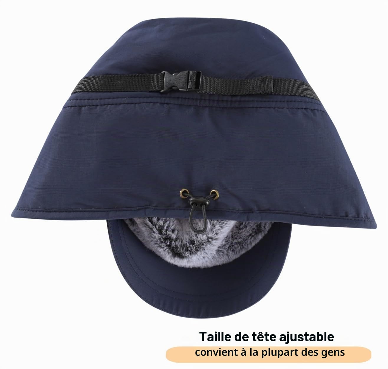 Casquette de baseball d'hiver pour homme avec visière, chapeau de trappeur et de chasse