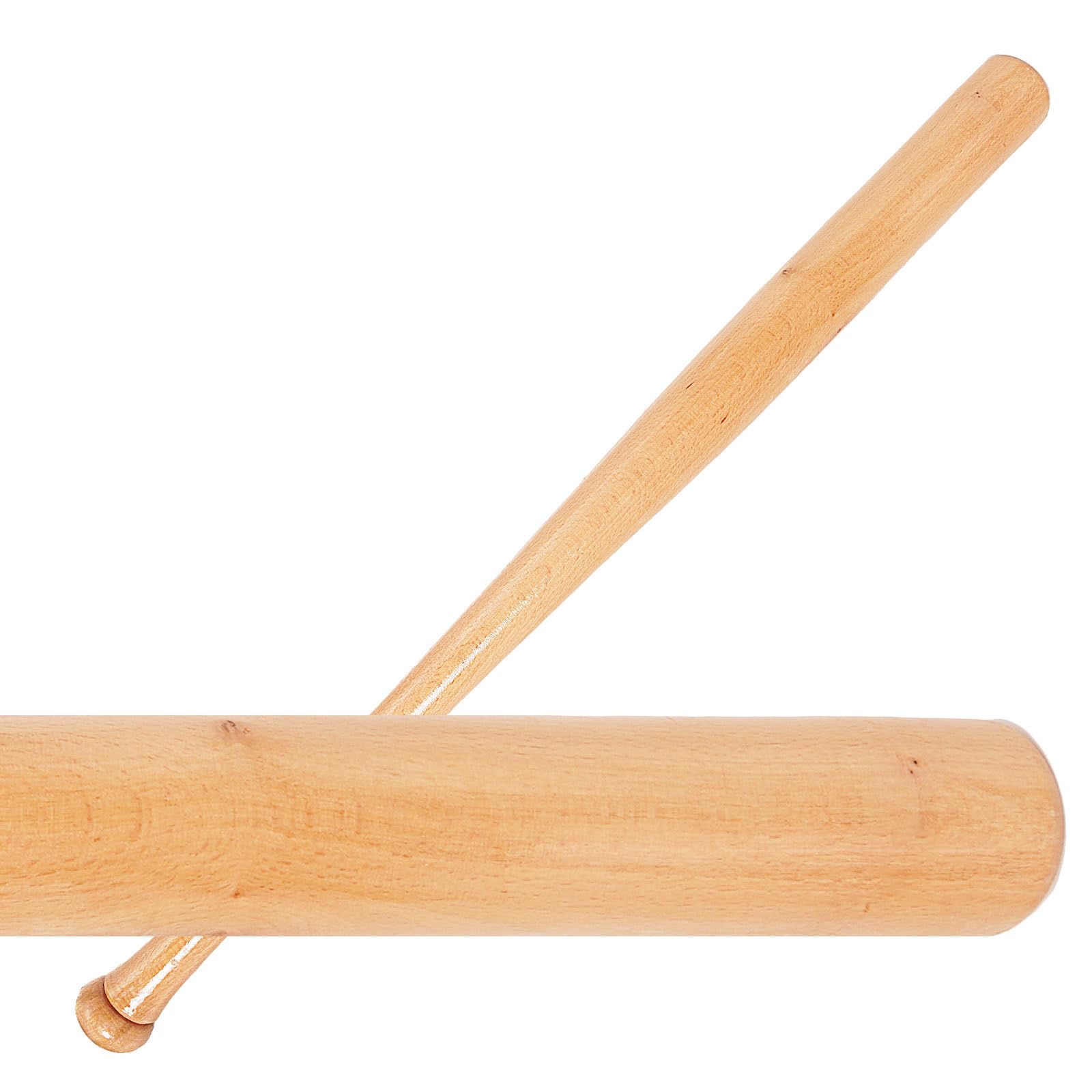 Piccola mazza da baseball, 45,7 cm, in legno grezzo, non verniciato, per pittura, progetti artigianali, sport, legno grezzo