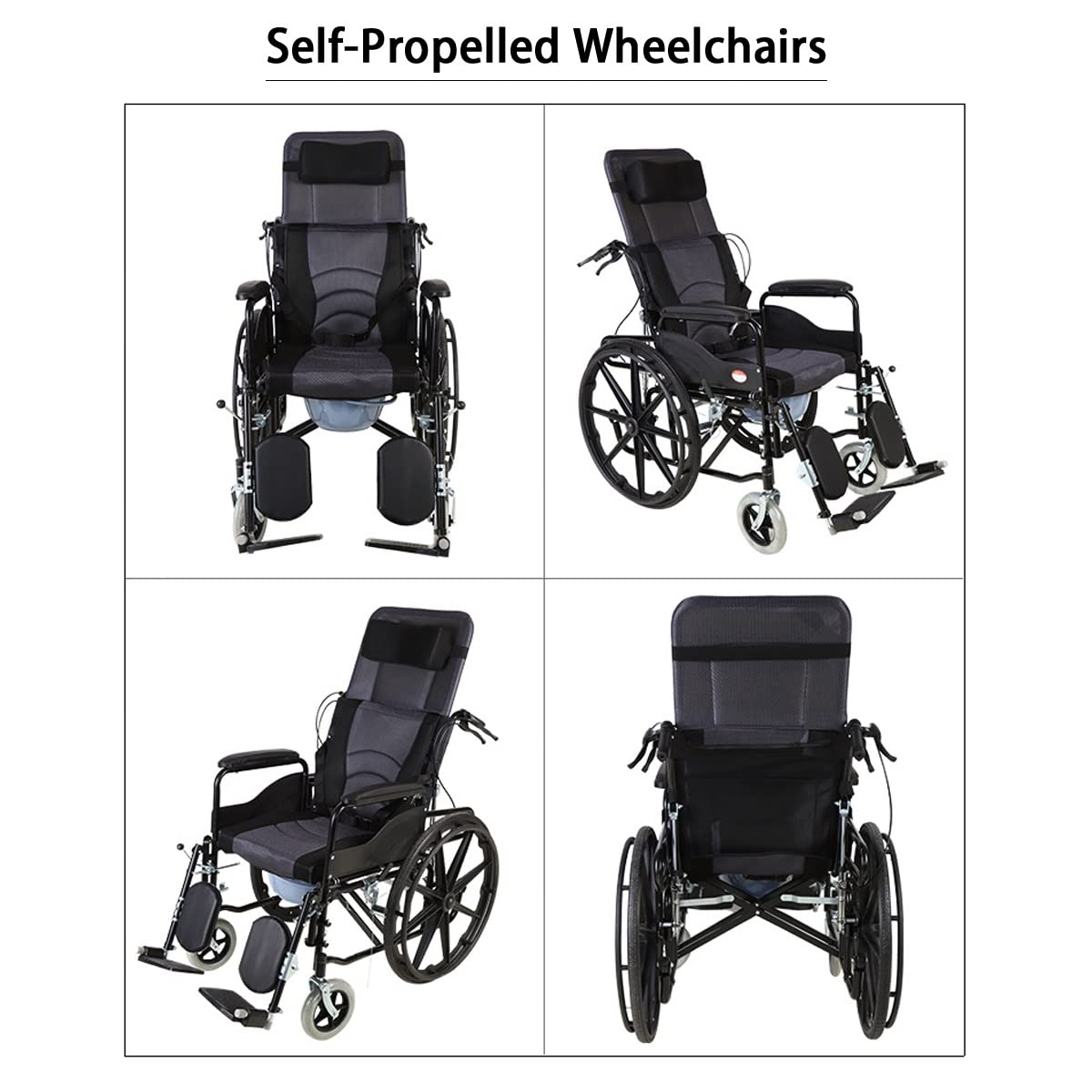 Buy SelfPropelled Wheelchairs, Recliner Folding Wheelchair Lightweight