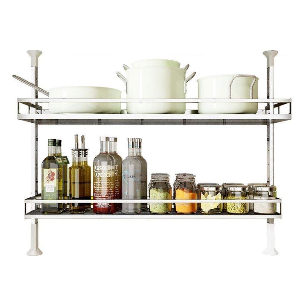 MYUYEE 2Tier Stainless Steel Dish Drying Rackkitchen Utensil Holder Spice Rack Draining Rack For Chopsticks Spacesaving Storage Nizer For Sink Area