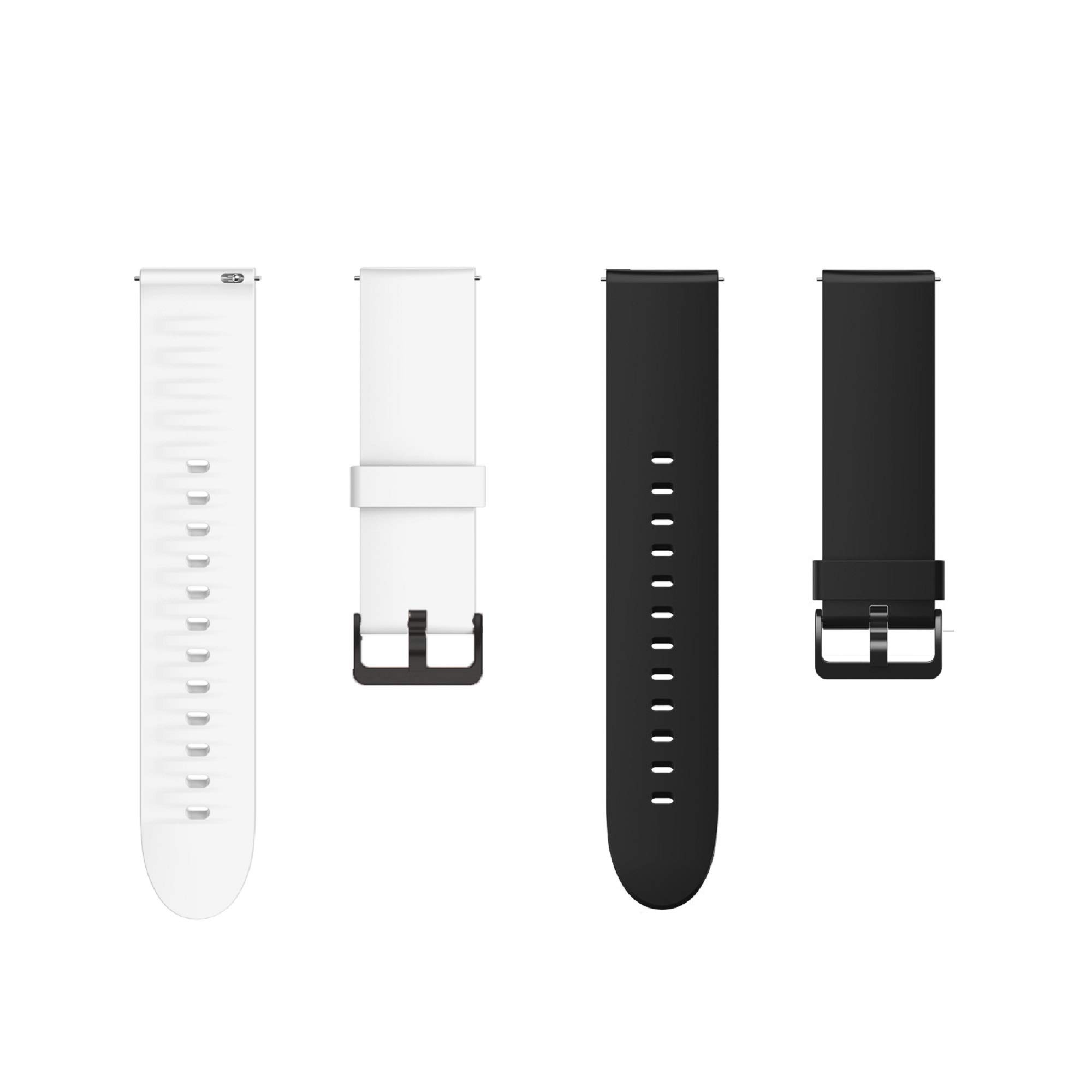 Compatible for Garmin Venu 3 Bands, Lamshaw 22mm Quick Release Silicone Replacement Soft Band Wristbands Straps with Stainless Steel Buckle for