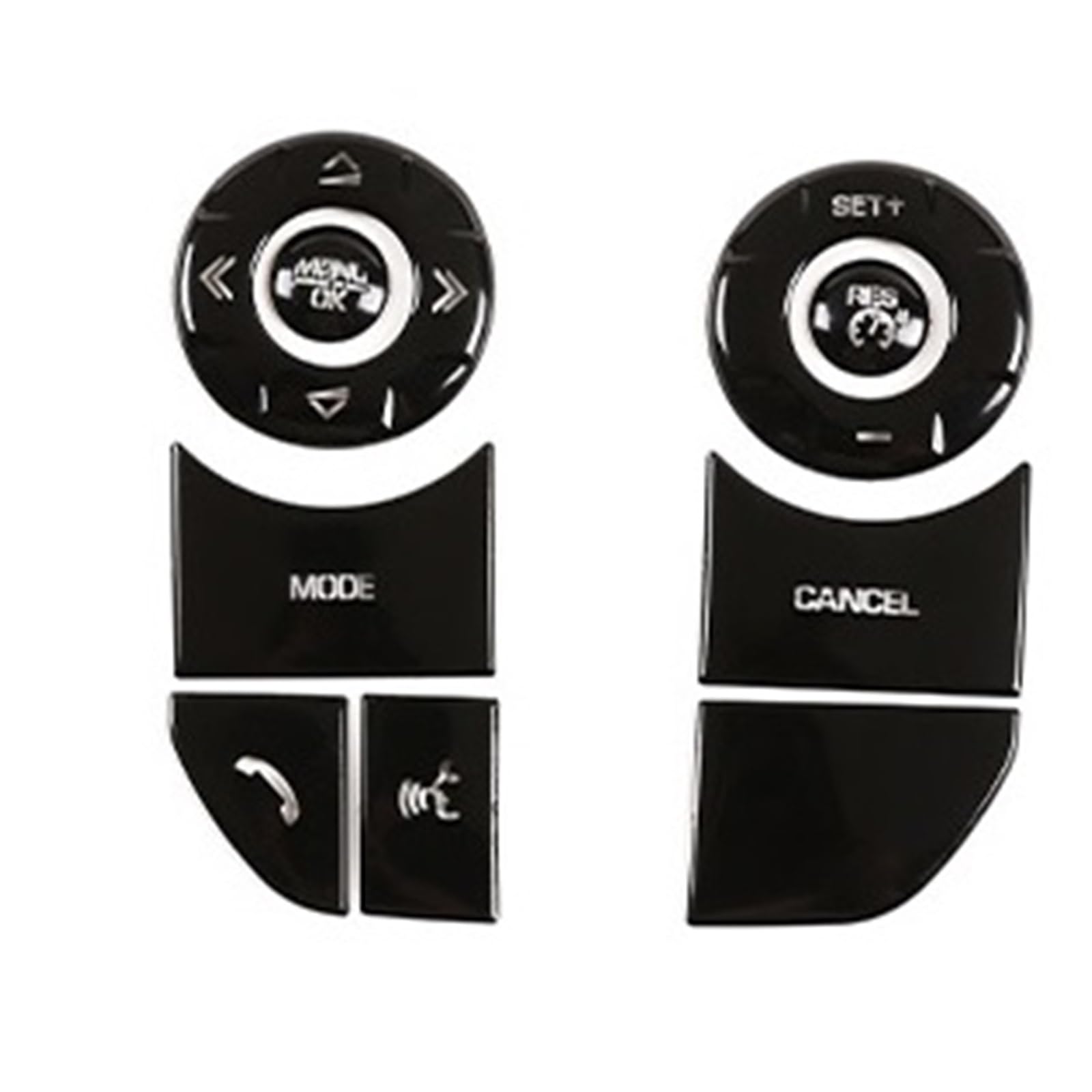 for Land for Rover for Range for Rover for Sport 2014-2022 Car Terrain Mode Button Sticker Car Interior Mouldings(Style L)