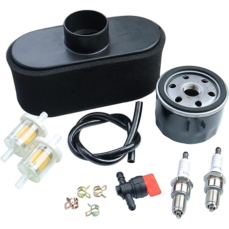 Kawasaki Engine Tune Up Kit - Includes Oil Filter, Air Filter, and Spark Plug