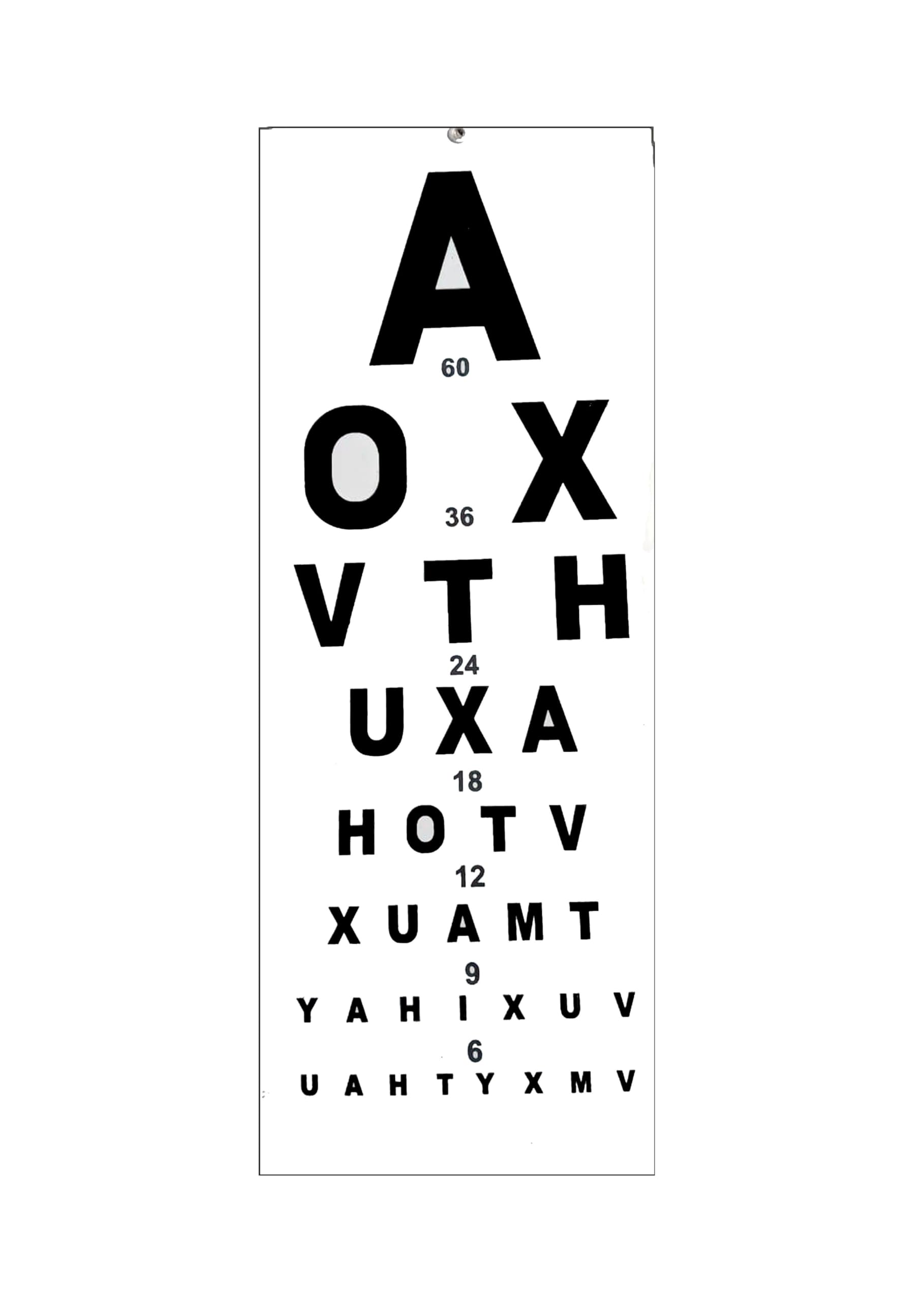 Eagle Eye Products® || EEP || Eye Vsion Test Chart || Professional Snellen Eye Test Chart ||Snellen Vision Chart A ||Vision Chart For Eye Test (English Chart) || Medical Vision Testing Chart || 60-6 Distance Measurement-image-2