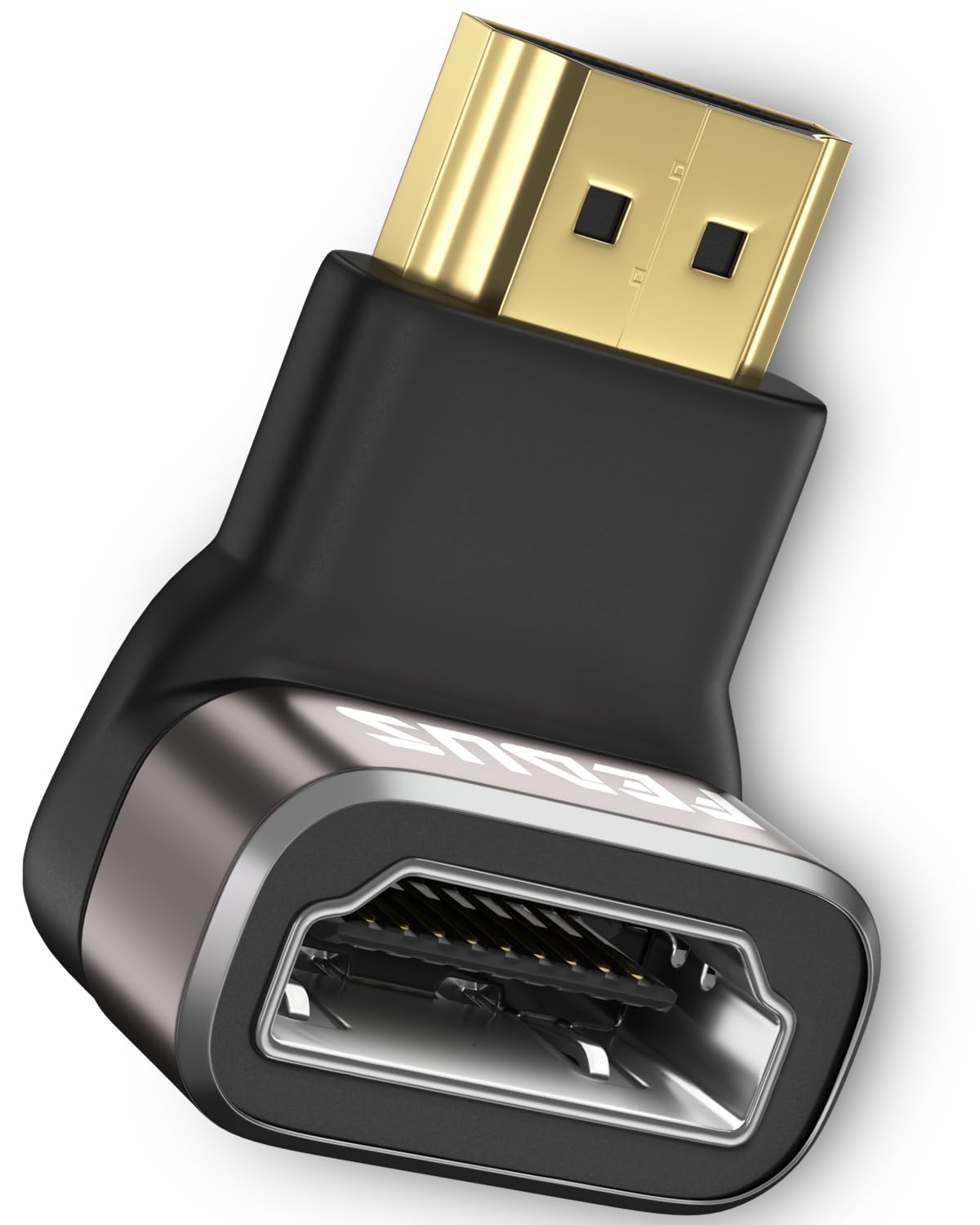 FEDUS 8K Ultra HD HDMI Connector 90 Degree L Shape hDMI Male to Female Converter Right Angle Adapter Extender for TV Led LCD TV Stick,Xbox, PS3 PS4 PS5, Supports 3D HDR, eARC, 8K@60Hz 4K@144Hz FEDUS 8K Ultra HD HDMI Connector 90 Degree L Shape hDMI Male to Female Converter Right Angle Adapter Extender for TV Led LCD TV Stick,Xbox, PS3 PS4 PS5, Supports 3D HDR, eARC, 8K@60Hz 4K@144Hz