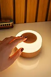 Luminária de Mesa Portátil Abajur Decorativo Moderno Adequada Para Quarto Sala Touch Iluminação Com Mudança de Cor RGB Sensível ao Toque - SHACK