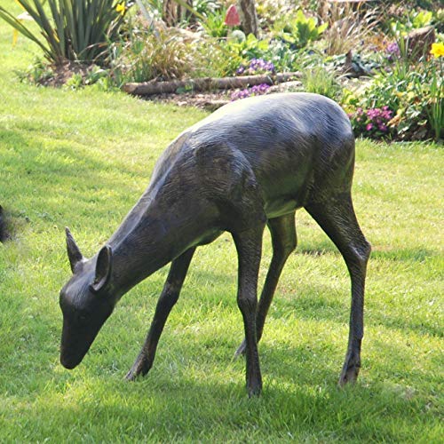 Buy Statues & Sculptures Online Wild Doe LifeSize 85cm Bronze Metal