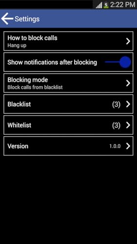 Blacklist Call Blocker