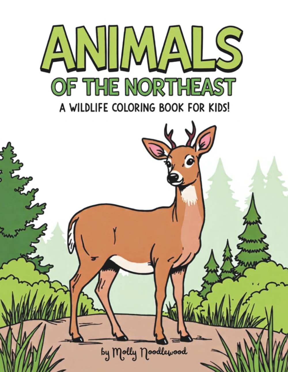 Animals of the Northeast: A Wildlife Coloring Book For Kids!