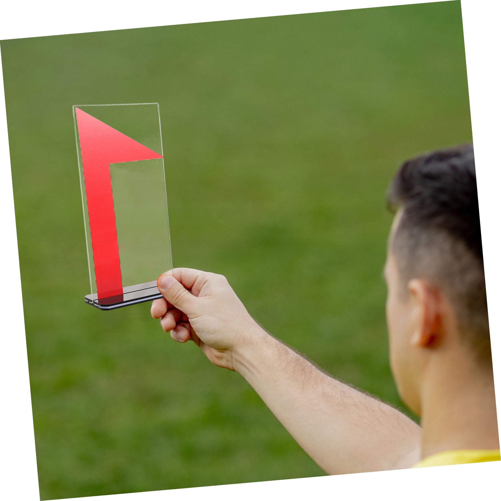 Totority Professional Referee Accessory Penalty Mark Red Flag Board for Basketball