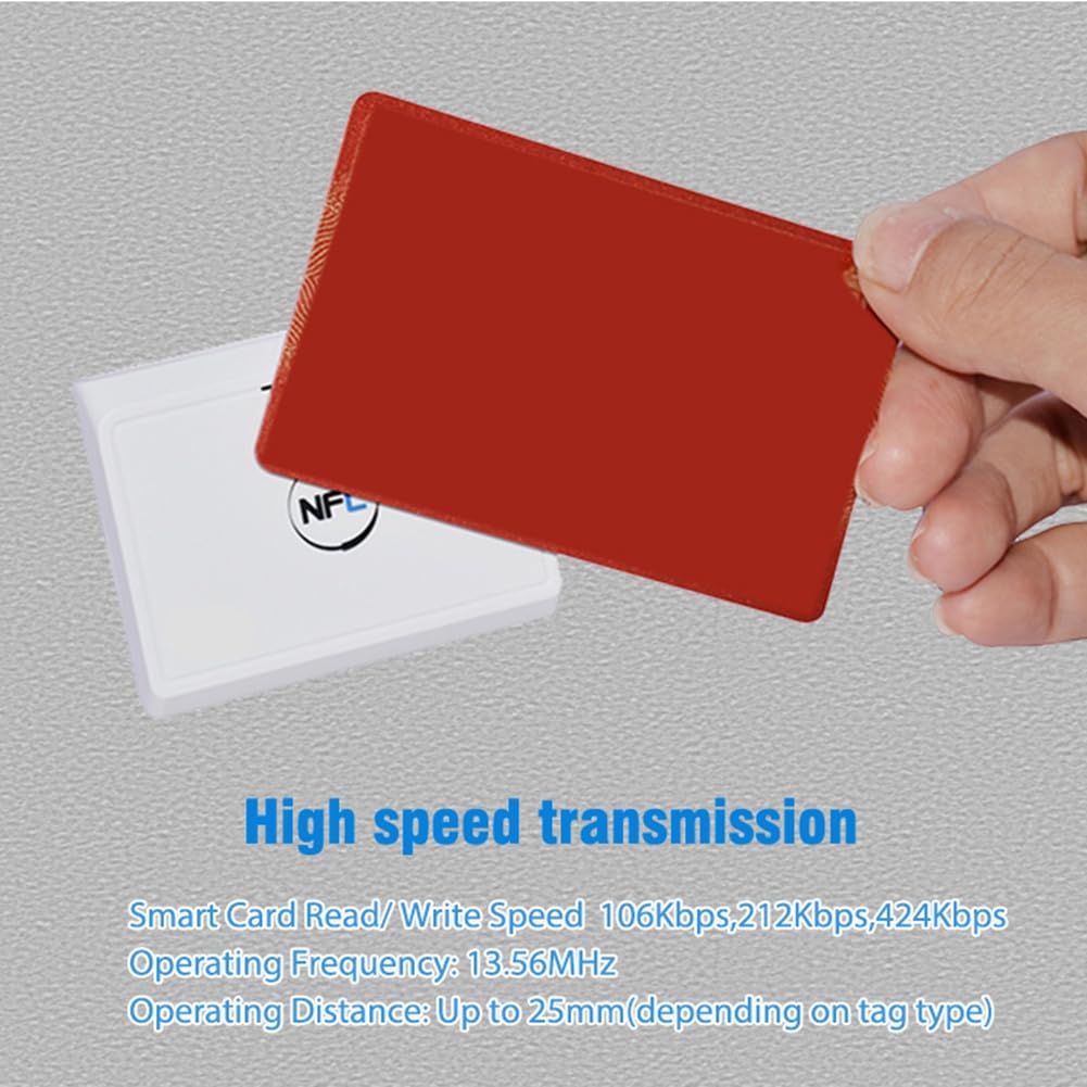 Lector de Tarjetas RFID Inalámbrico con Bluetooth y Bluetooth para Android, NFC, Sin Contacto, 13,56 MHz (ACR1311)