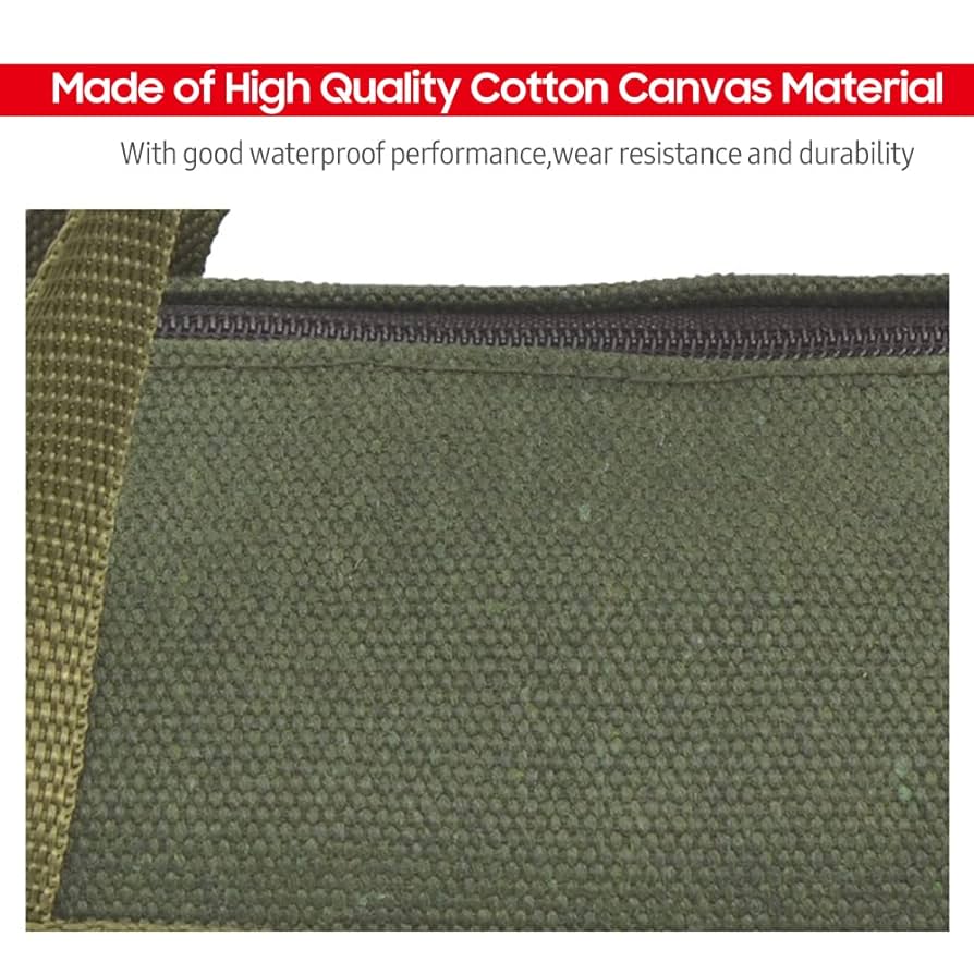 グッドグリーフ CANVAS SHOPPERSBAG&MEDICINE CASE Amazon.com: Multifunction Canvas Bag with Zipper Wide Mouth