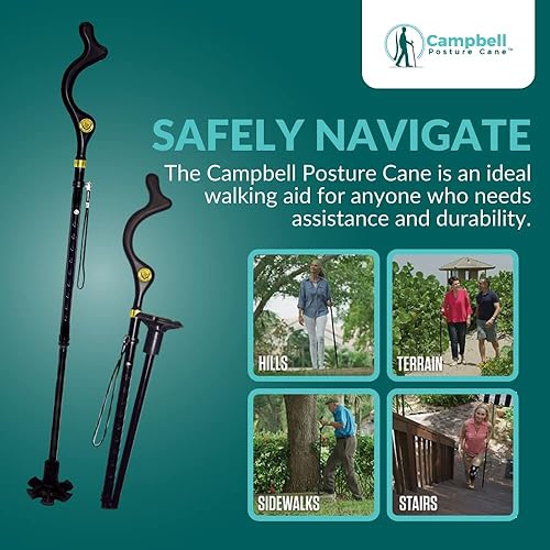 Miniatura 6 de Campbell Posture Cane Tip Replacement - Universal, Fits Most Canes, Walking Devices and Juvenile Crutches