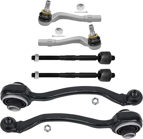 Miniatura 101 de Detroit Axle - Kit de brazos de control delanteros de 6 piezas para Toyota Corolla 2014-2019, 2 brazos de control inferiores con rótulas, 2 varillas