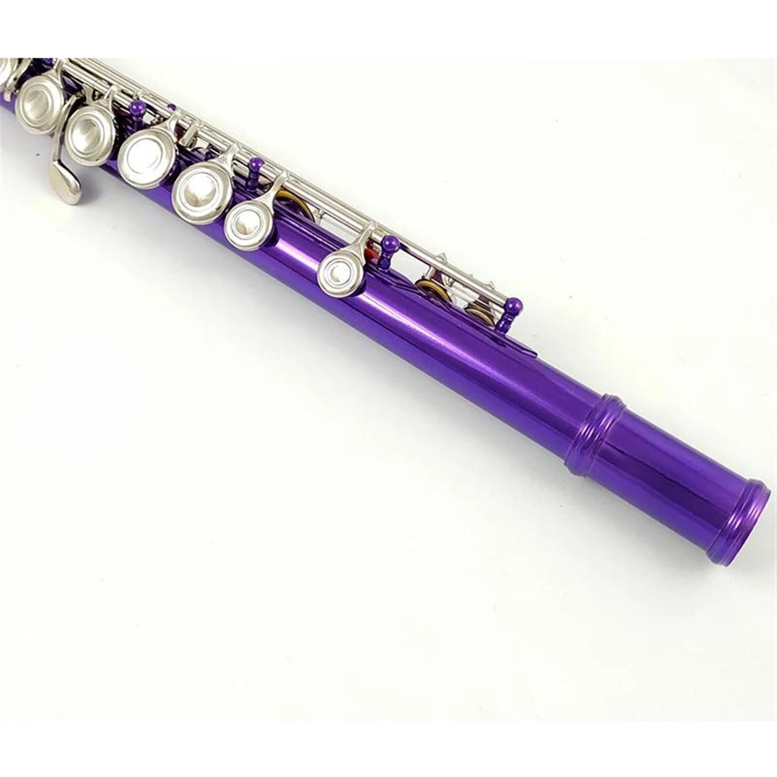 Professionale Flauto Traverso Flauto Viola A 16 Fori Chiusi Con Chiavi C. Flauto Placcato In Cupronichel Nichelato Con Chiave E