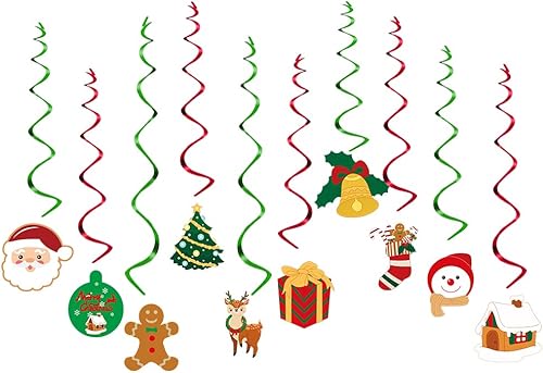 Decoraciones de fiesta del 4 al 4 de julio, 11 guirnaldas patrióticas colgantes de estrellas en color rojo, blanco y azul, decoración de techo