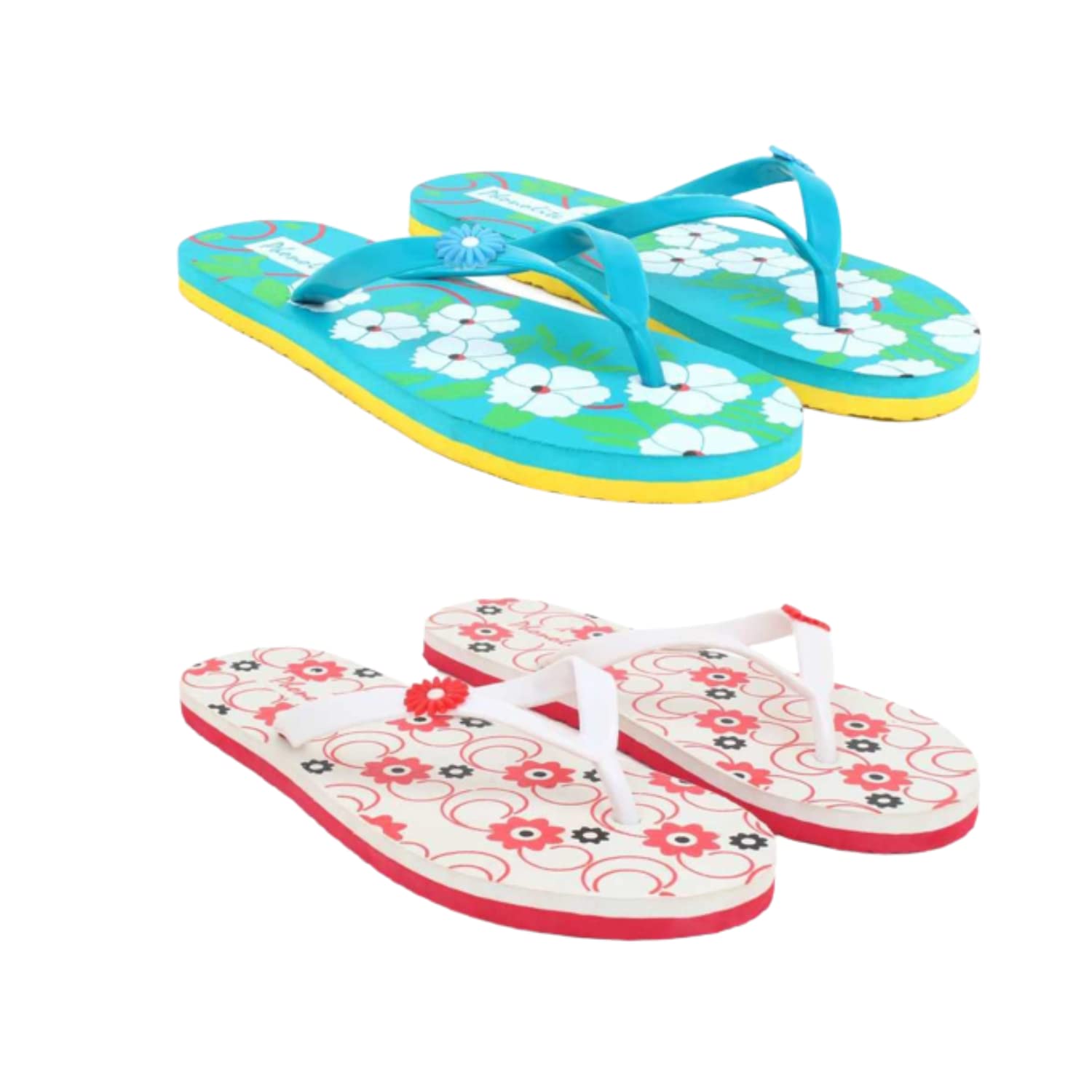 PHONOLITE fancy and stylish Daily use printed chappal slipper flipflop for women fabrication slipper pack of 2 ladies/Girls (Rainbow, numeric_5) (B0C5JK7JBH) Amazon Price History, Amazon Price Tracker