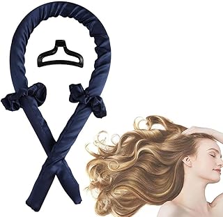 شريط رأس إسفنجي عالي المرونة لتجعيد الشعر بدون حرارة بكرات شعر من الساتان للاستخدام طوال الليل أدوات تصفيف ناعمة طبيعية للشعر الطويل ومتوسط الطول