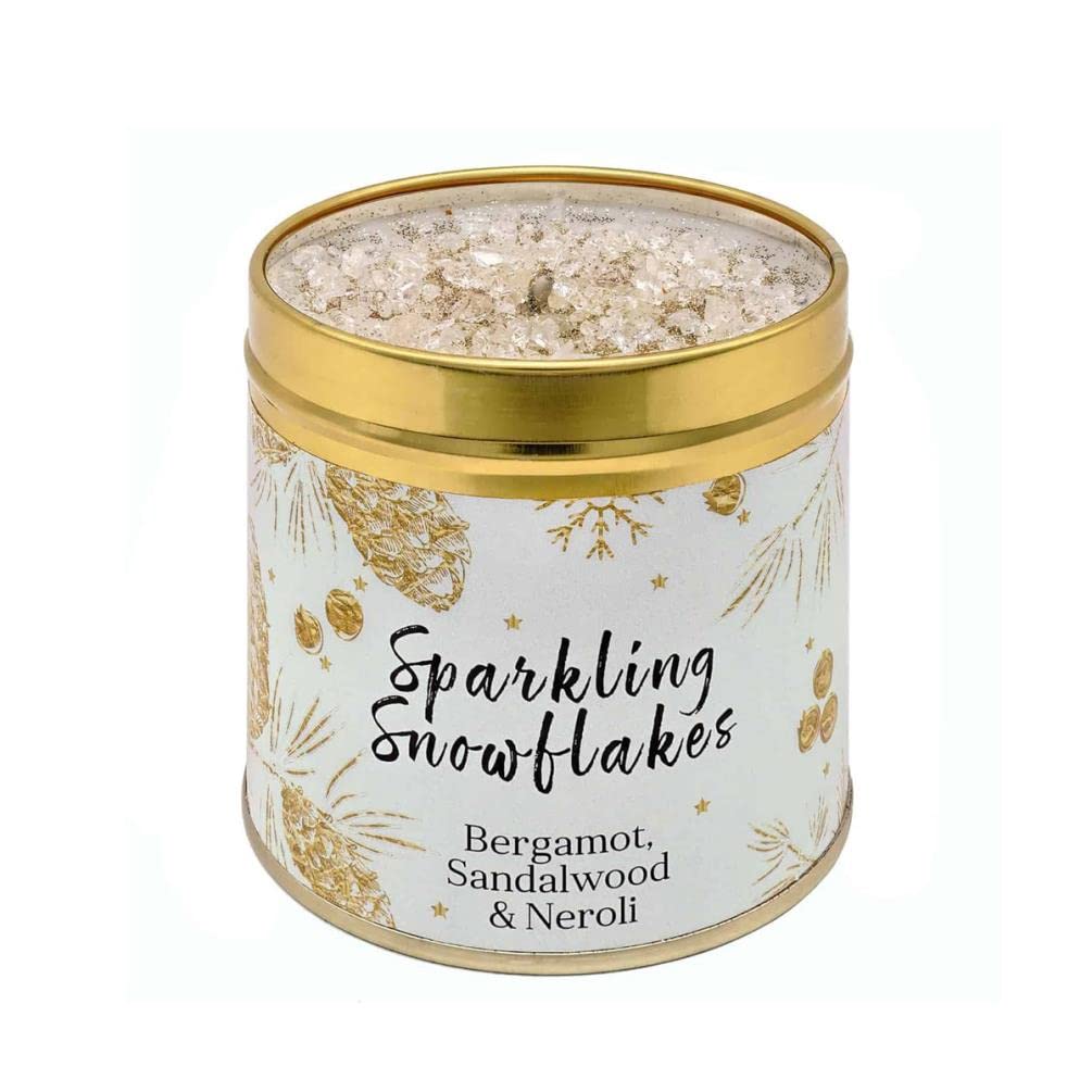 Best Kept Secrets Gold Sparling Snowflakes Scented Candle