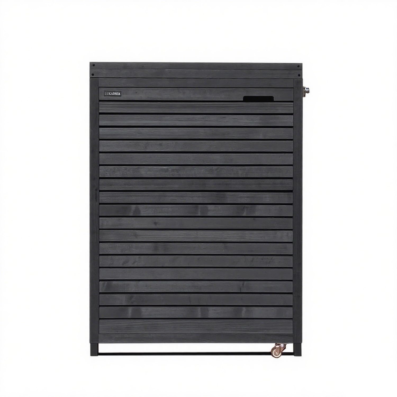 Rollatorgarage Rollatorbox Rollator Garage Multibox abschließbar Holz Aufbewahrungsbox (imprägniert in anthrazit) Geräteschuppen Schrank für Garten