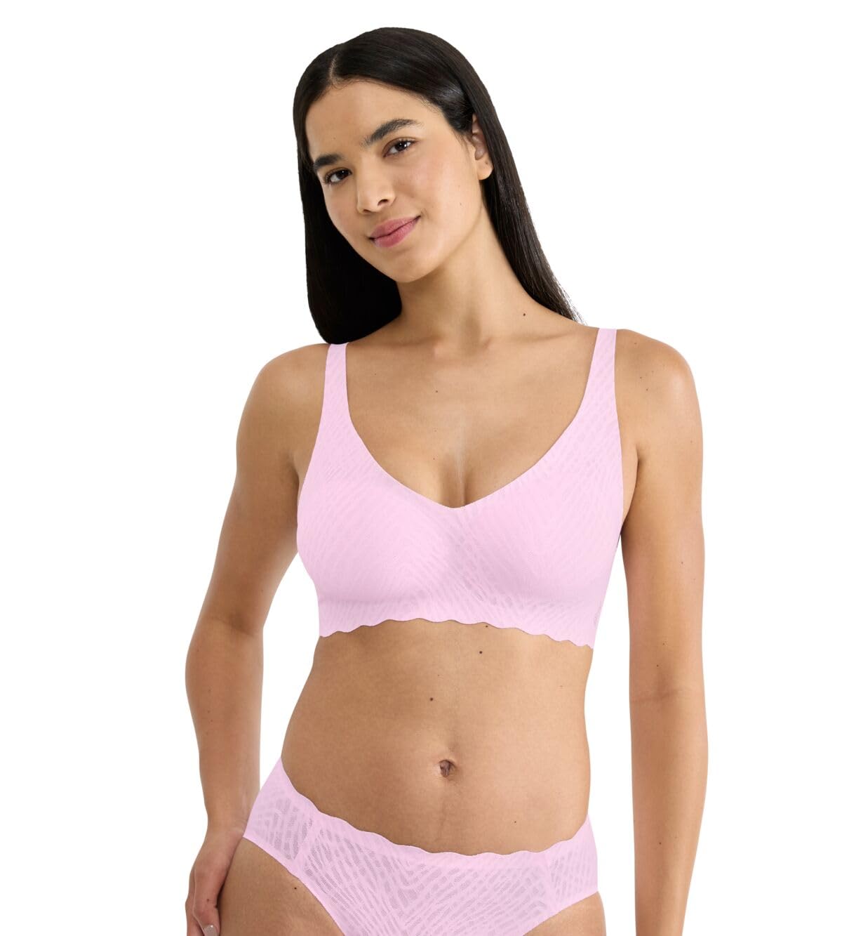 Sloggi Damen BH Zero Feel Bliss Bralette/ohne Bügel/mit Polsterung/Pull-On