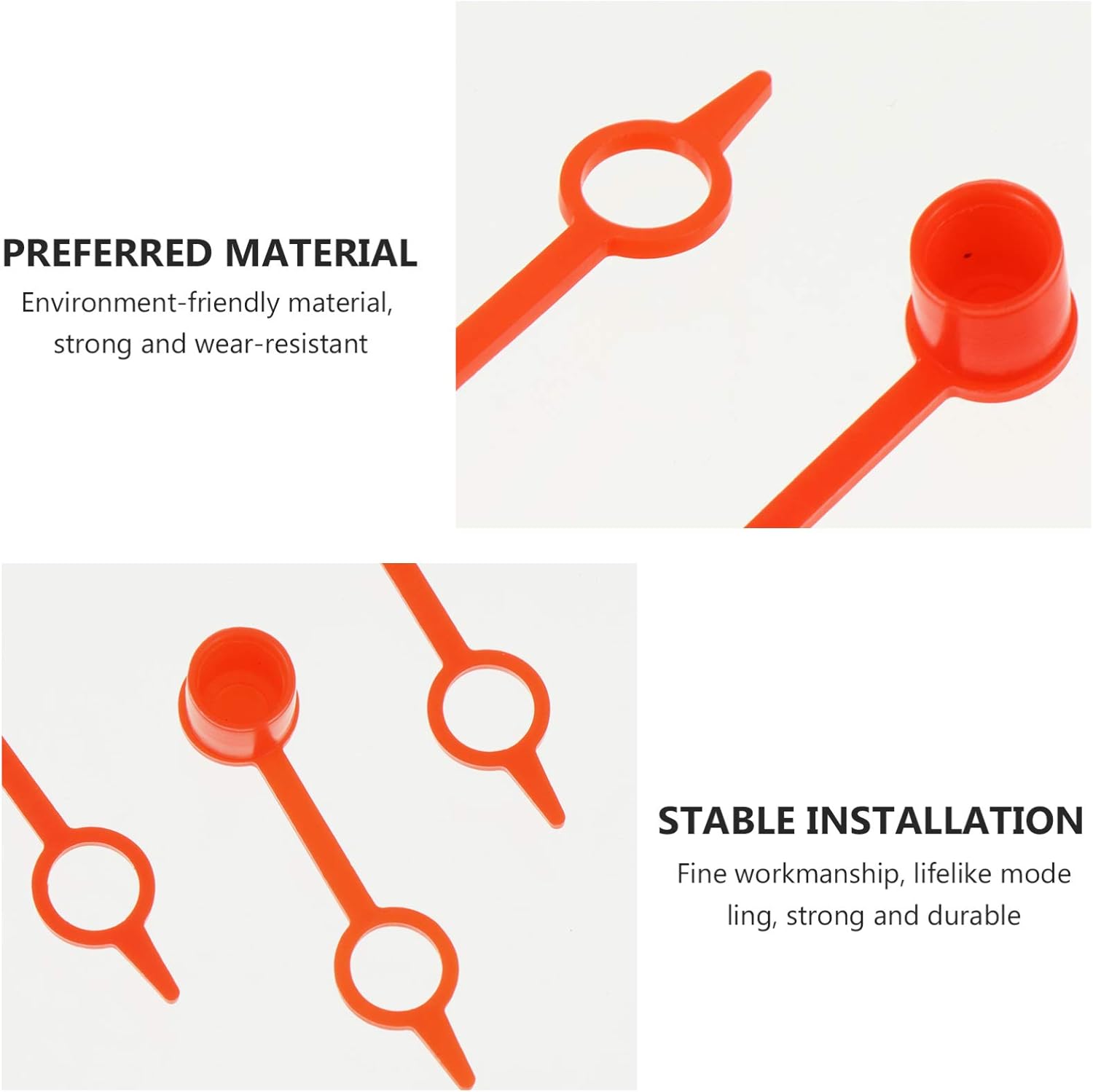 TEHAUX Red Plastic Nipple Grease Fitting Caps, 600pcs Oil Mouth Zerk Fitting Kit Anti- Proof Grease Fittings Covers for Motorcycle Car (Pack of 2)