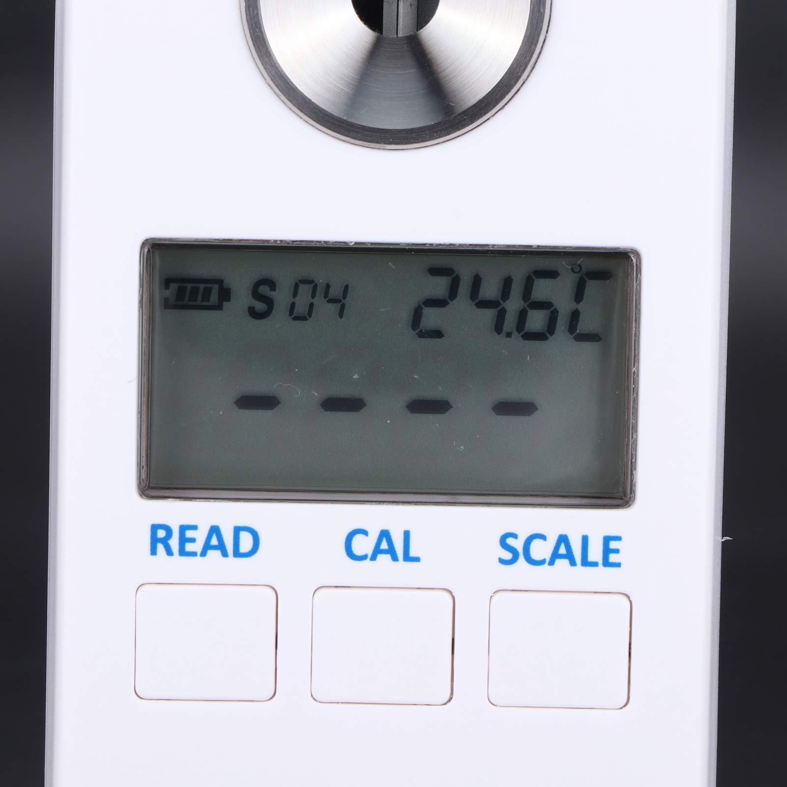 Refractómetro Digital Brix Medidor de azúcar portátil de Mano con compensación automática de Temperatura de Alta precisión para medir la concentración de azúcar en Bebidas, Frutas