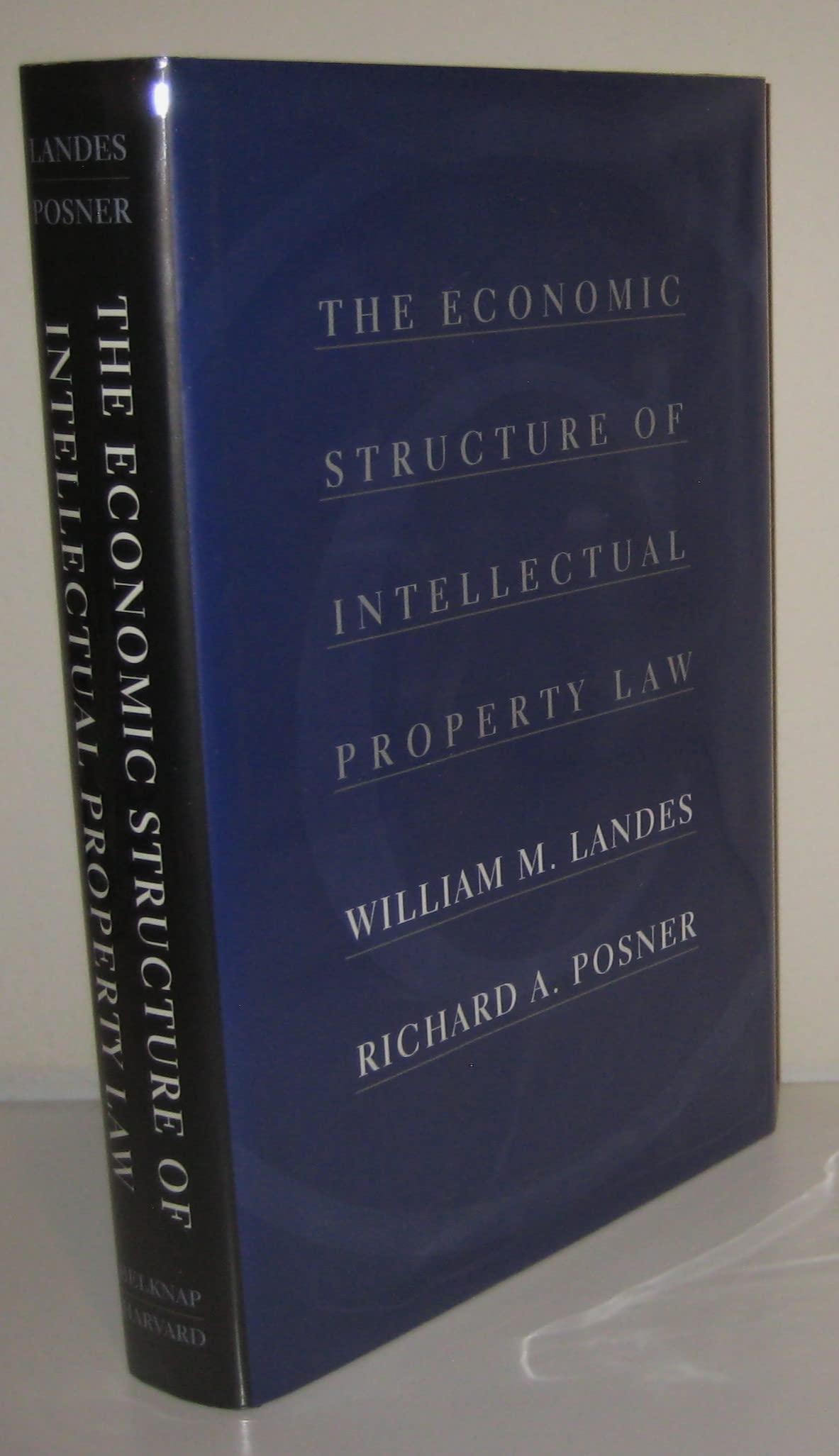 The Economic Structure of Intellectual Property Law cover
